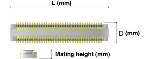 Connector Dimension (2 piece Type)