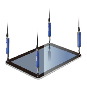 Tablet surface flatness measurement