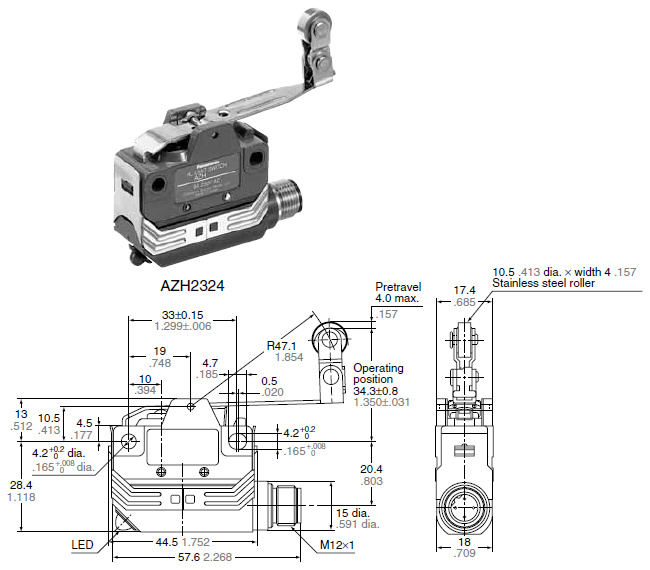 One-way roller lever