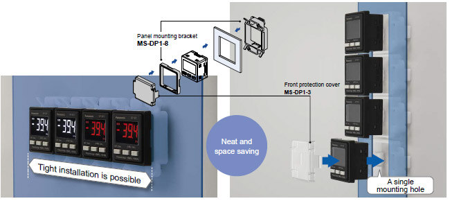 Tight installation is possible