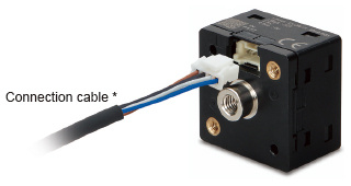 Cable can be connected with one-touch