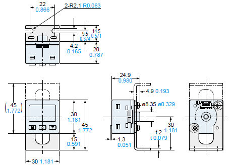 Assembly dimensions