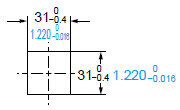 Panel cut-out dimensions