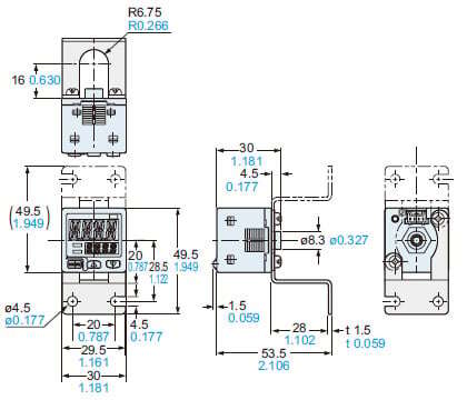 Assembly dimensions