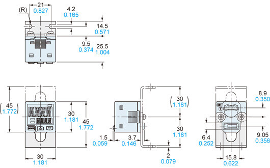 Assembly dimensions