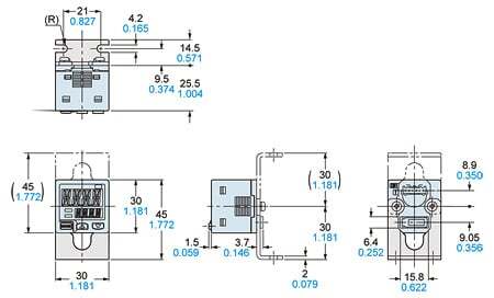 MS-DP1-6 Assembly dimensions