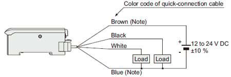 PNP output type FX-305P I/O Wiring diagram