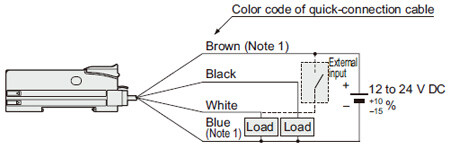 PNP output type FX-502P Wiring diagram