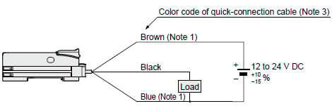 PNP output type FX-551P(-C2) Wiring diagram