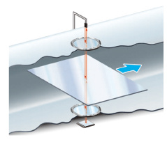 Sensing glass substrate (stable sensing of minute differences)