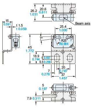 Assembly dimensions
