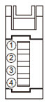 PNP output type LS-401P(-C2) I/O Connector for amplifier (CN-EP1) pin position
