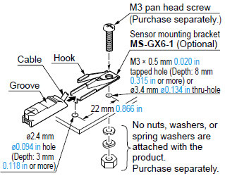Mounting GX-6 type