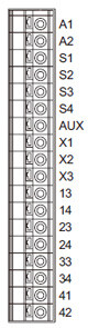 SF-C13 Terminal arrangement diagram