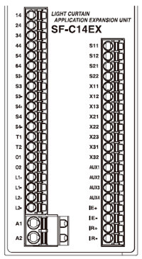 SF-C14EX(-01) Terminal arrangement diagram