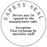 SAFETY SEAL