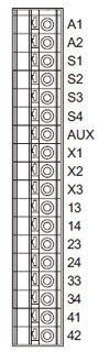 SF-C13 Terminal arrangement diagram