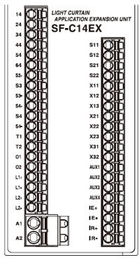 SF-C14EX(-01) Terminal arrangement diagram
