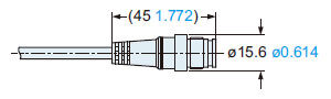 Connector of the pigtailed type (with muting function) SF4B-□CA-J05