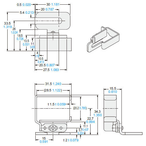 MS-SF4BC-4 For side mounting