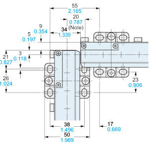 MS-SFB-3 [L-shaped mounting]