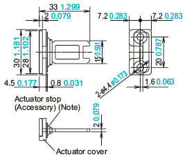 Right-angle actuator (SG-K22)