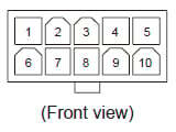 Power connector pin arrangement